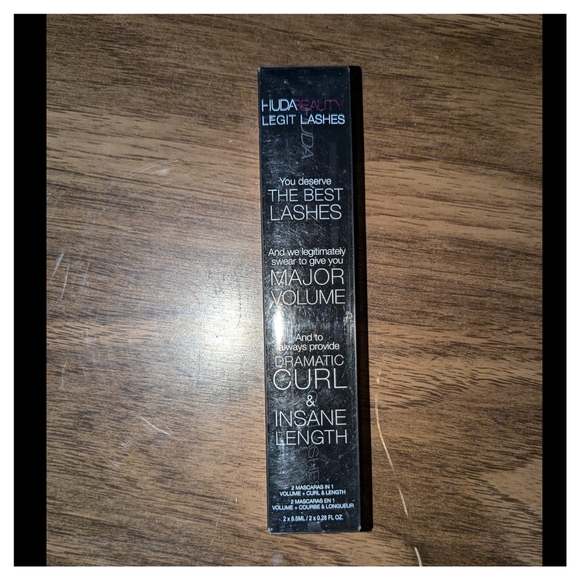Huda Beauty Legit Lashes Double-Ended Volumizing & Lengthening Mascara M… - Picture 1 of 6